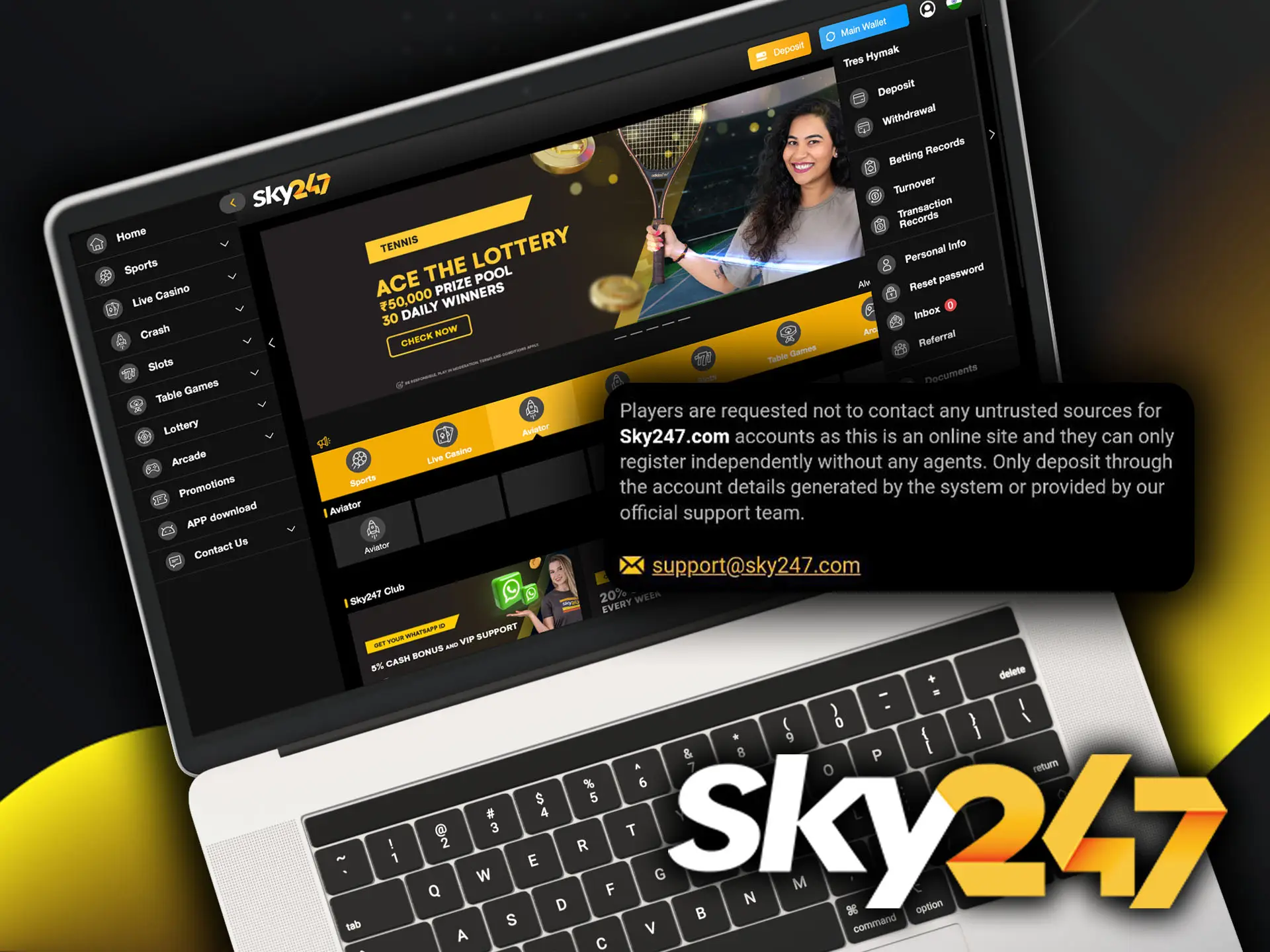 Any player can reach out via email to receive high-quality, professional assistance with their concerns.