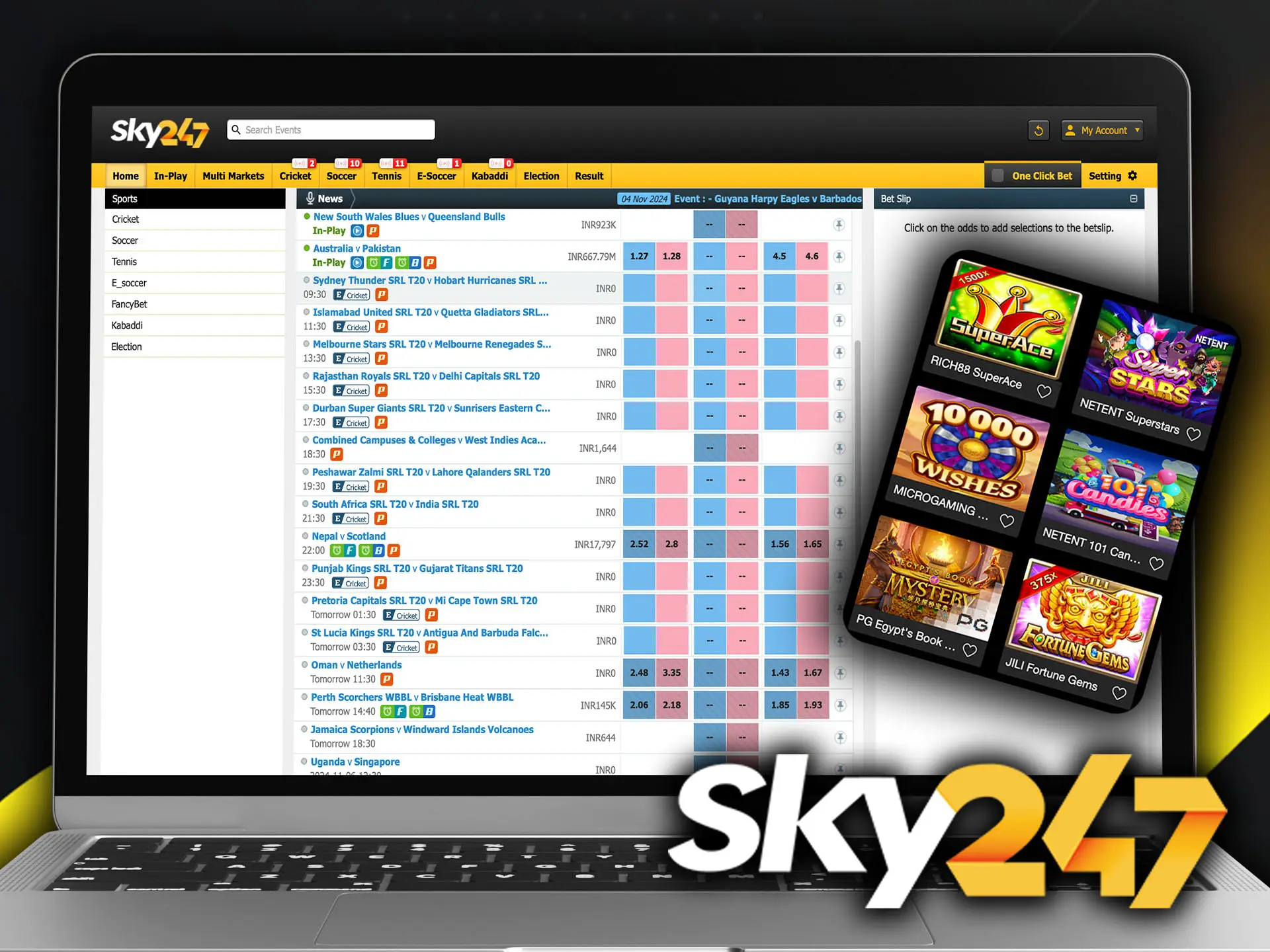 Explore how Indian regulations impact sports betting and online gaming at Sky247.