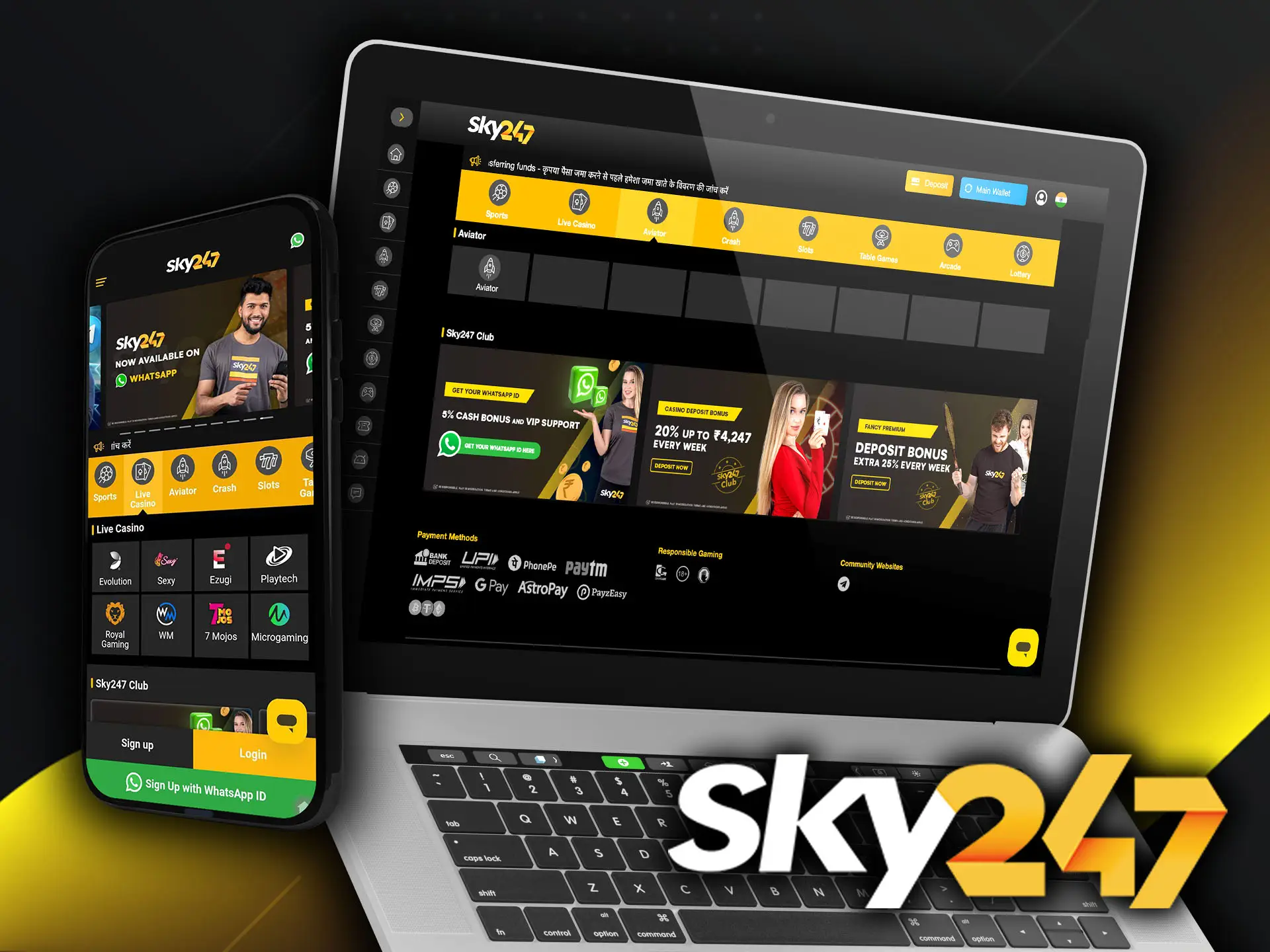 Sky247 is a reputable name in the online gambling world, operating fully and legally within India.