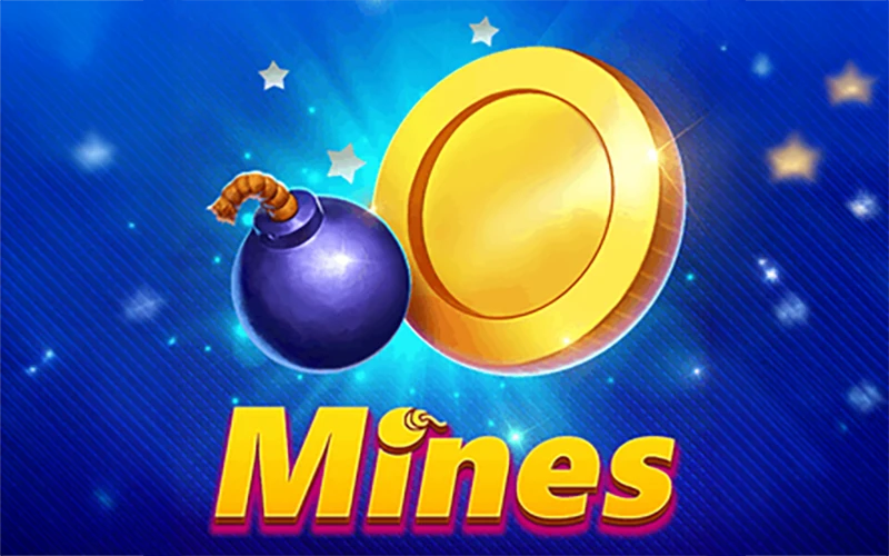 Experience a sleek interface and stunning graphics in the suspenseful Mines game.
