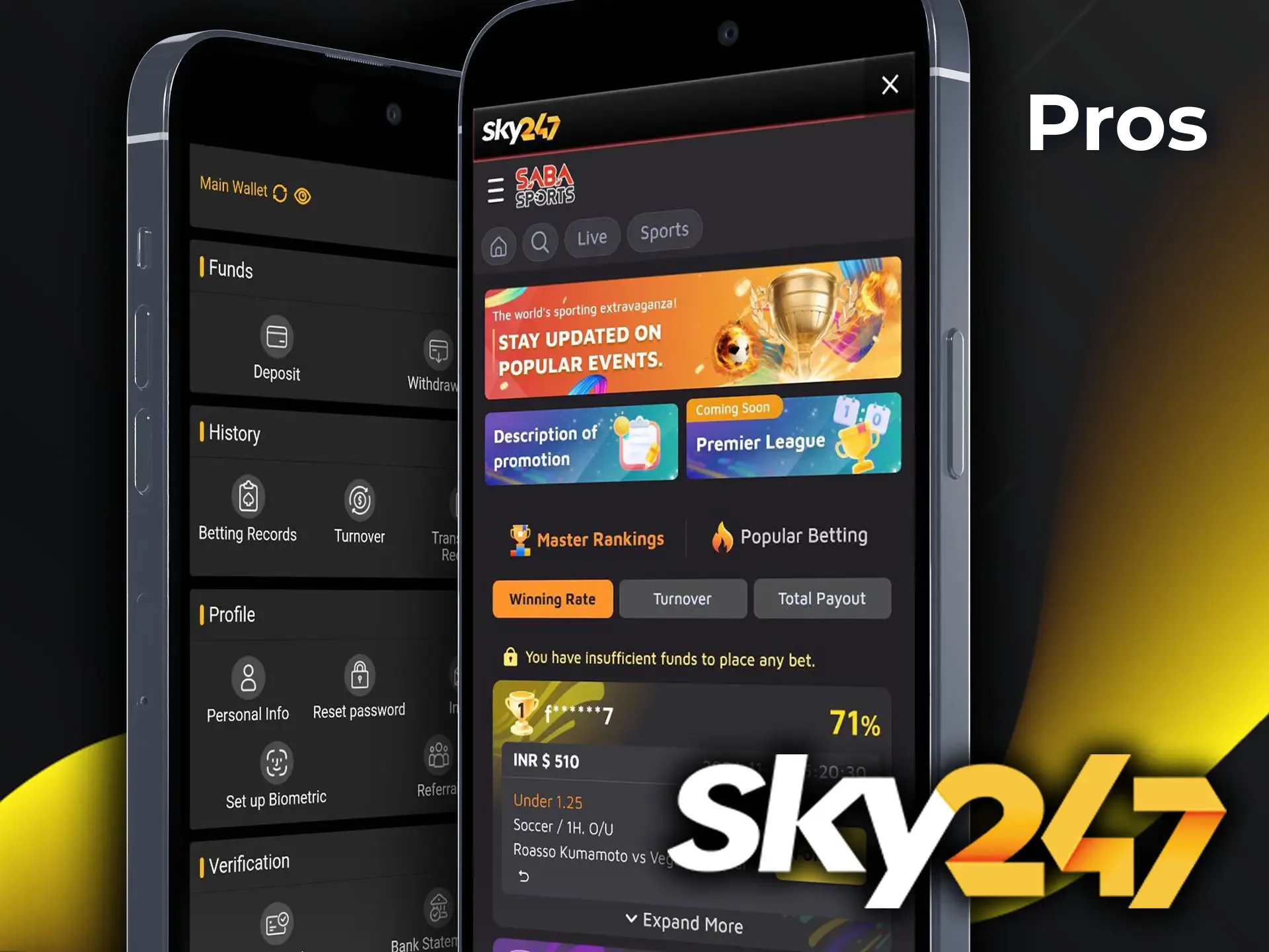 Gamblers frequently choose the Sky247 app because it combines a high standard of service with some of the most competitive odds on the market.