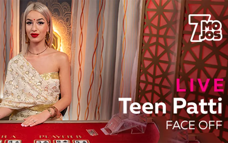 Go head-to-head with other players in a round of Teen Patti Face Off.